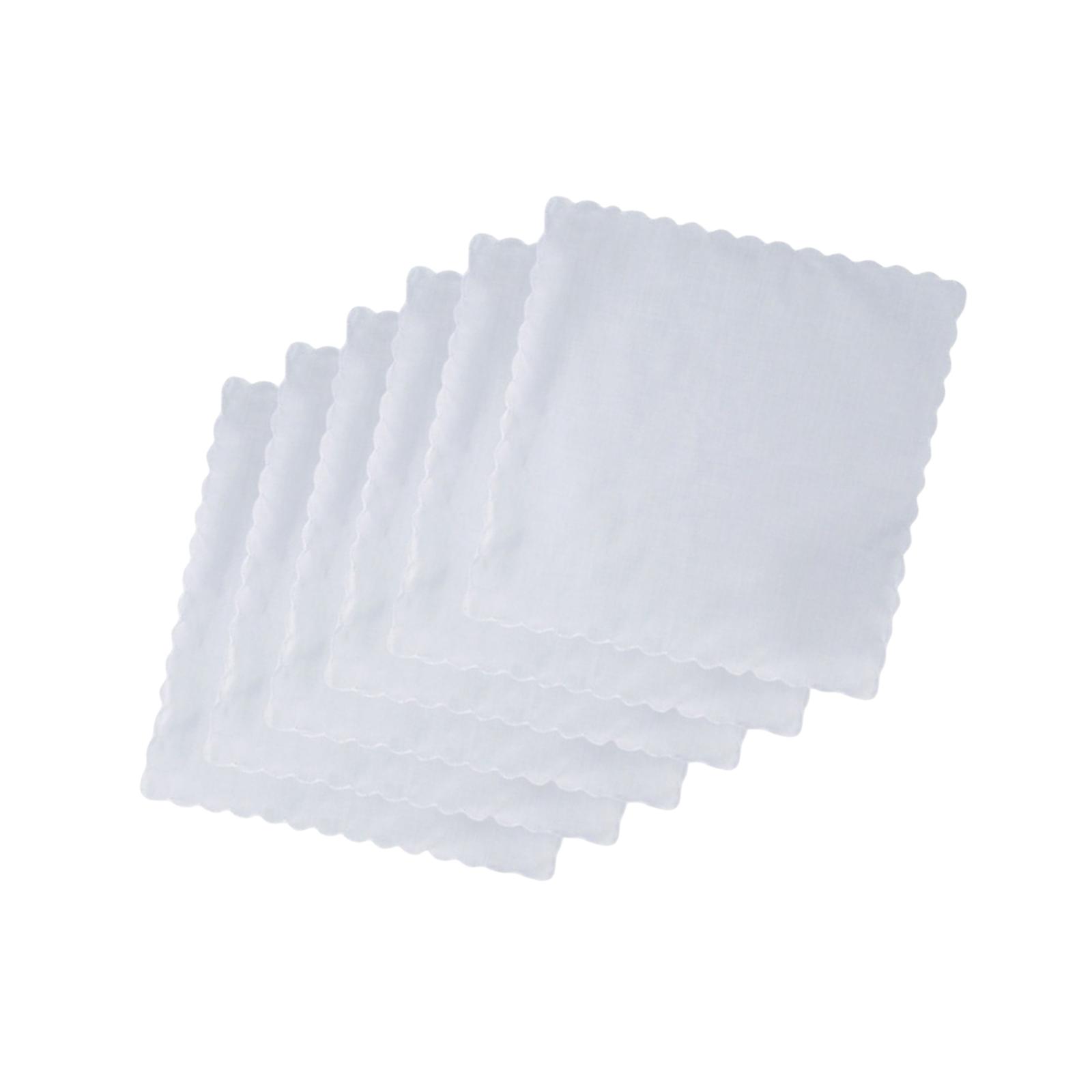 6 Pieces Cotton Handkerchiefs  - огляд і ціна Handkerchief Cotton Men