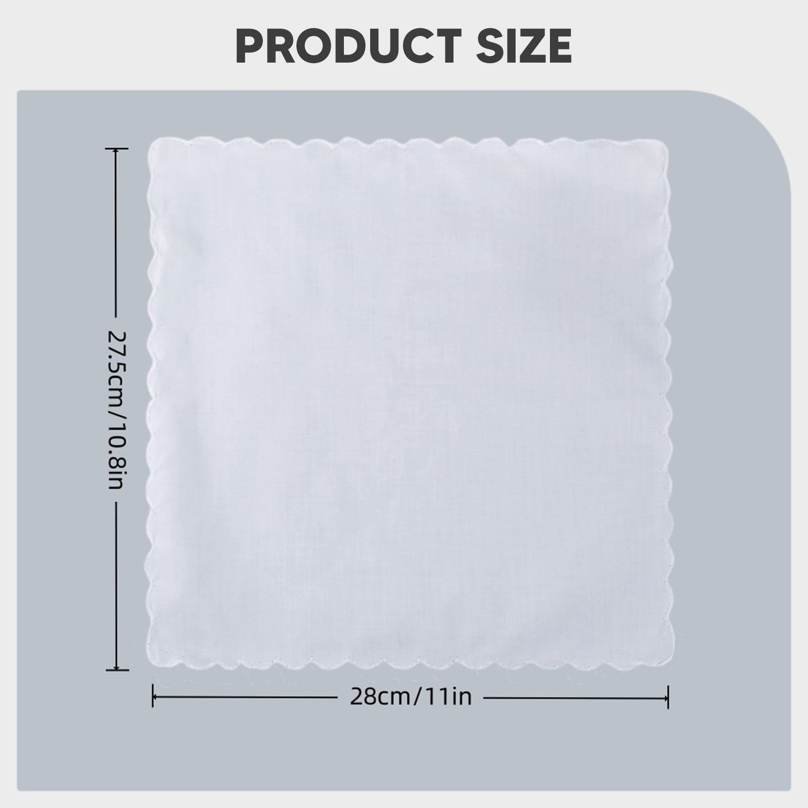 6 Pieces Cotton Handkerchiefs  - огляд і ціна Handkerchief Cotton Men