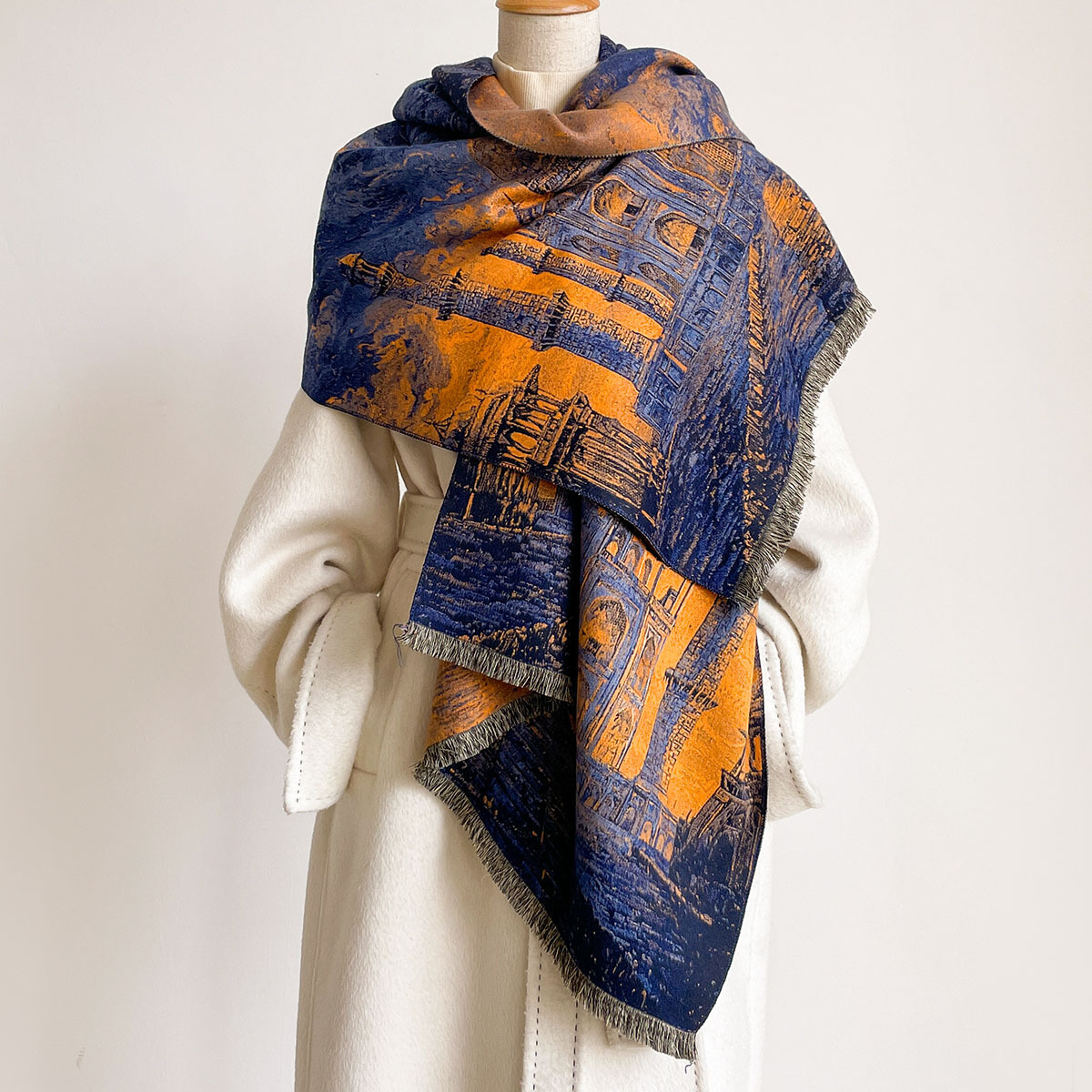 Women Fringed Imitation Cashme - огляд і ціна Pashmina Wrap Large